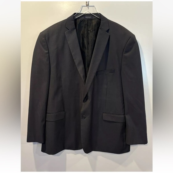 Adolfo Gray Sport Coat Blazer Suit Jacket Mens Size 50R - Picture 2 of 6
